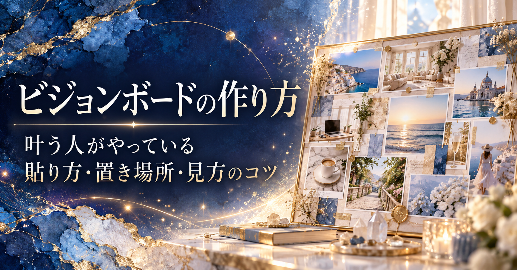 ビジョンボードの作り方｜叶う人がやっている貼り方・置き場所・見方のコツ