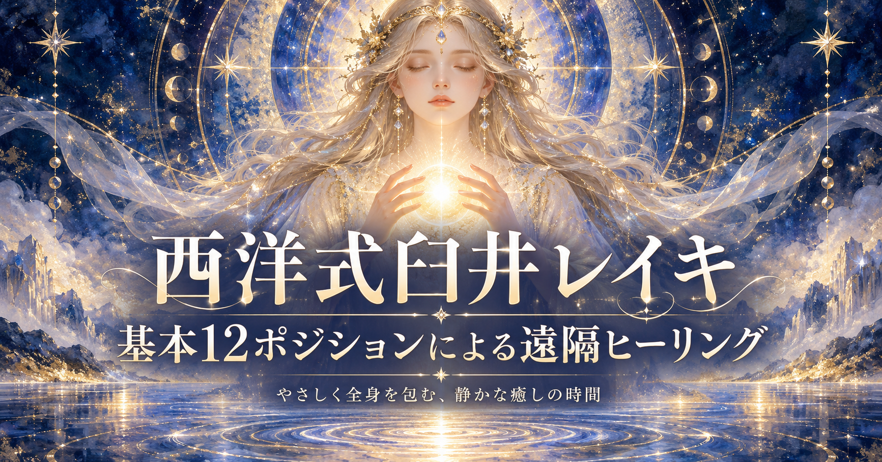 西洋式臼井レイキとは？基本12ポジションによる60分間の遠隔ヒーリング